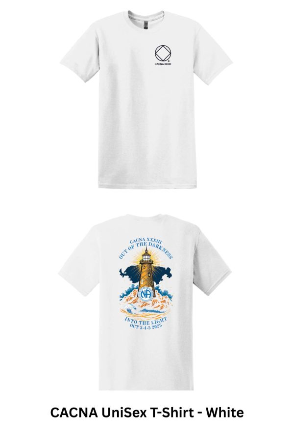 CACNA 2025 UniSex Heavy Cotton T-Shirt (White)